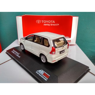 Diecast Toyota Avanza  G putih Miniatur mobil  keluarga 