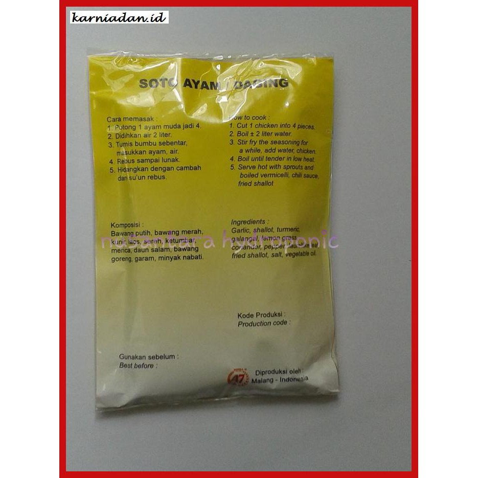 

gnidderdsaus- bumbu 47 ; bumbu soto ayam/daging -asliiiiii.