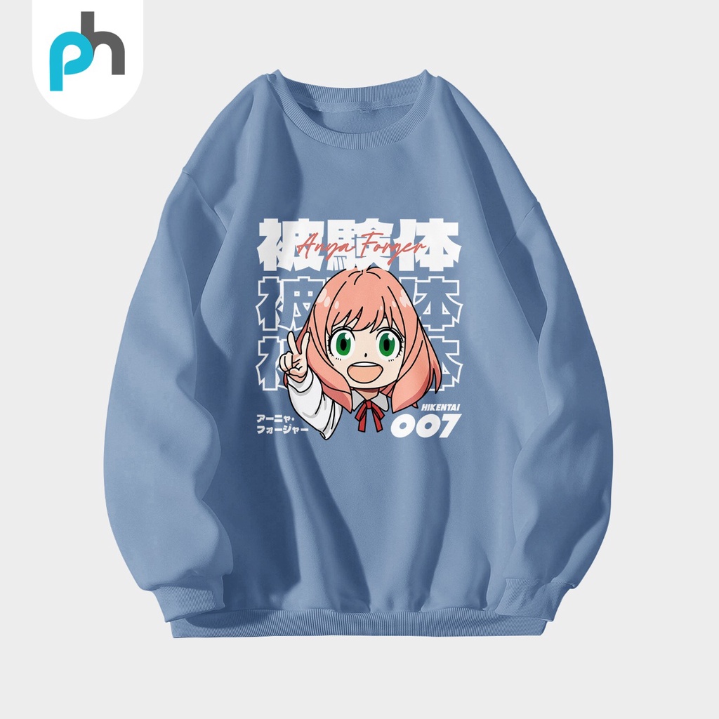 PABRIKHOODIE- BASIC SWEATER SPY FAMILY SIZE M-XXL (SABLON) {PRIA &amp; WANITA}