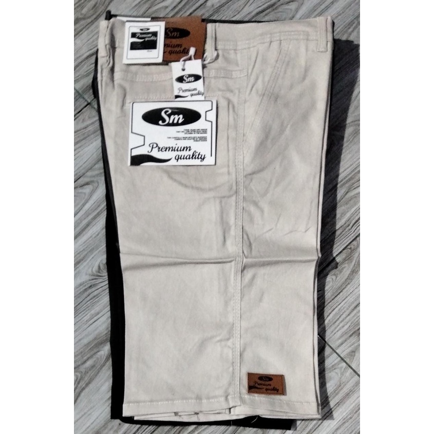 Celana Pendek Chinos Pria Slim Fit Melar  Premium Quality
