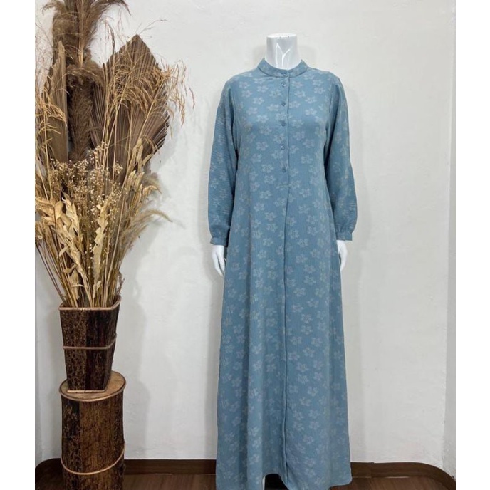 Gamis Dewasa Motif Mewah Bahan Jaguar Crinkle Premium Best Seller