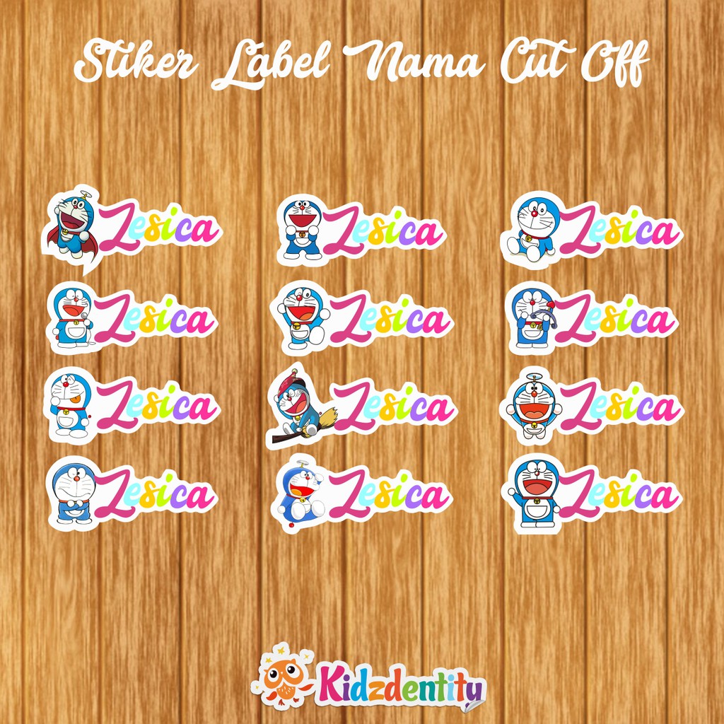 

STIKER NAMA CUT OFF DORAEMON