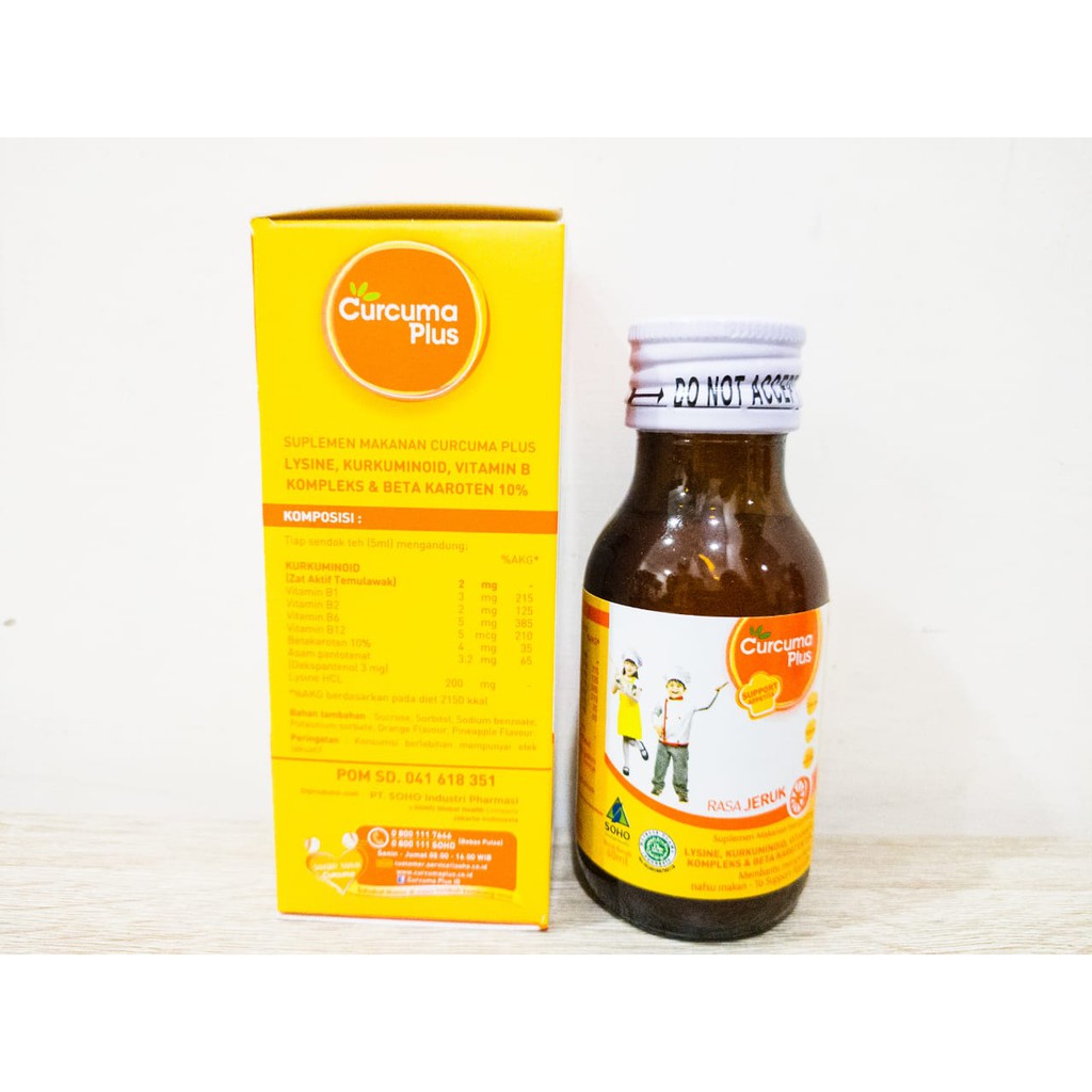 CURCUMA PLUS SUPPORT APPETITE SIRUP 60 ML - CURCUMA PLUS LYSINE