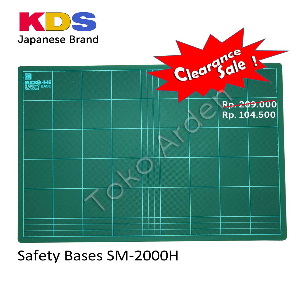 

Pisau Cutter KDS Safety Bases SM-2000H / CUTTING MAT Clearance Sale