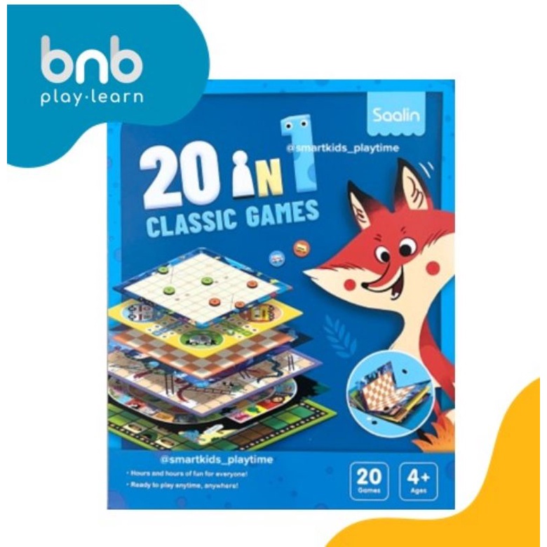 Saalin 20in1 Classic Board Game Mainan Edukasi Anak