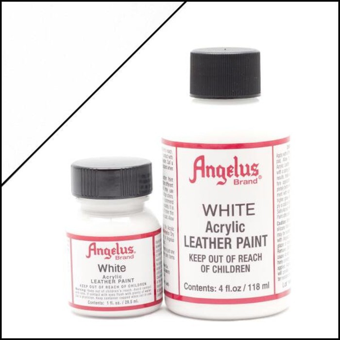 

(White) Angelus Acrylic Leather 4 oz / 118 ml