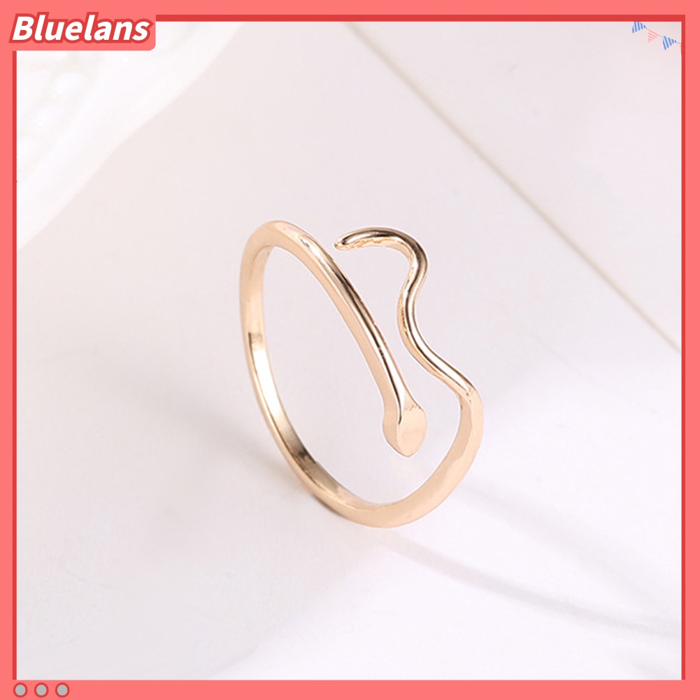 Cincin Adjustable Desain Gelombang Air Untuk Wanita