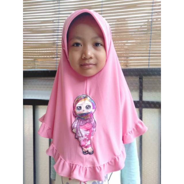 (COD) HIJAB LOL LED ANAK 2-7 tahun