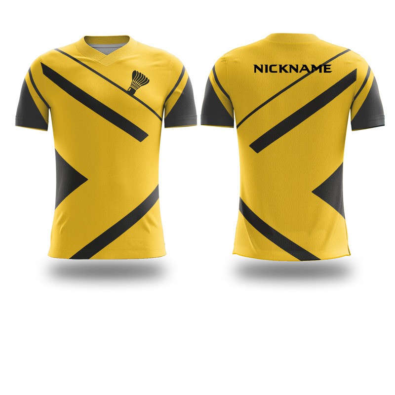 Kaos Jersey Badminton Bulutangkis Full Print Costum Size S - XXXL ANK41