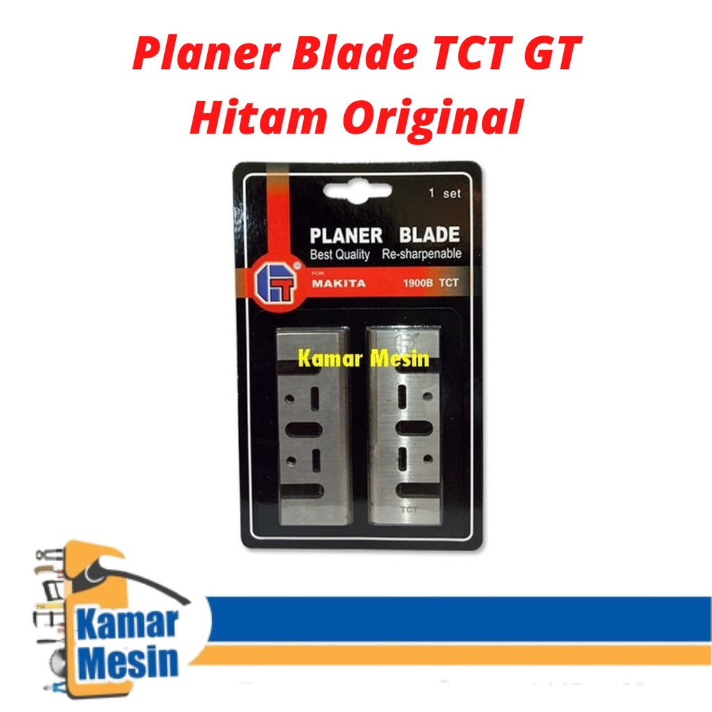 TCT Planer Blade Pisau Pasah TCT GT Hitam Original