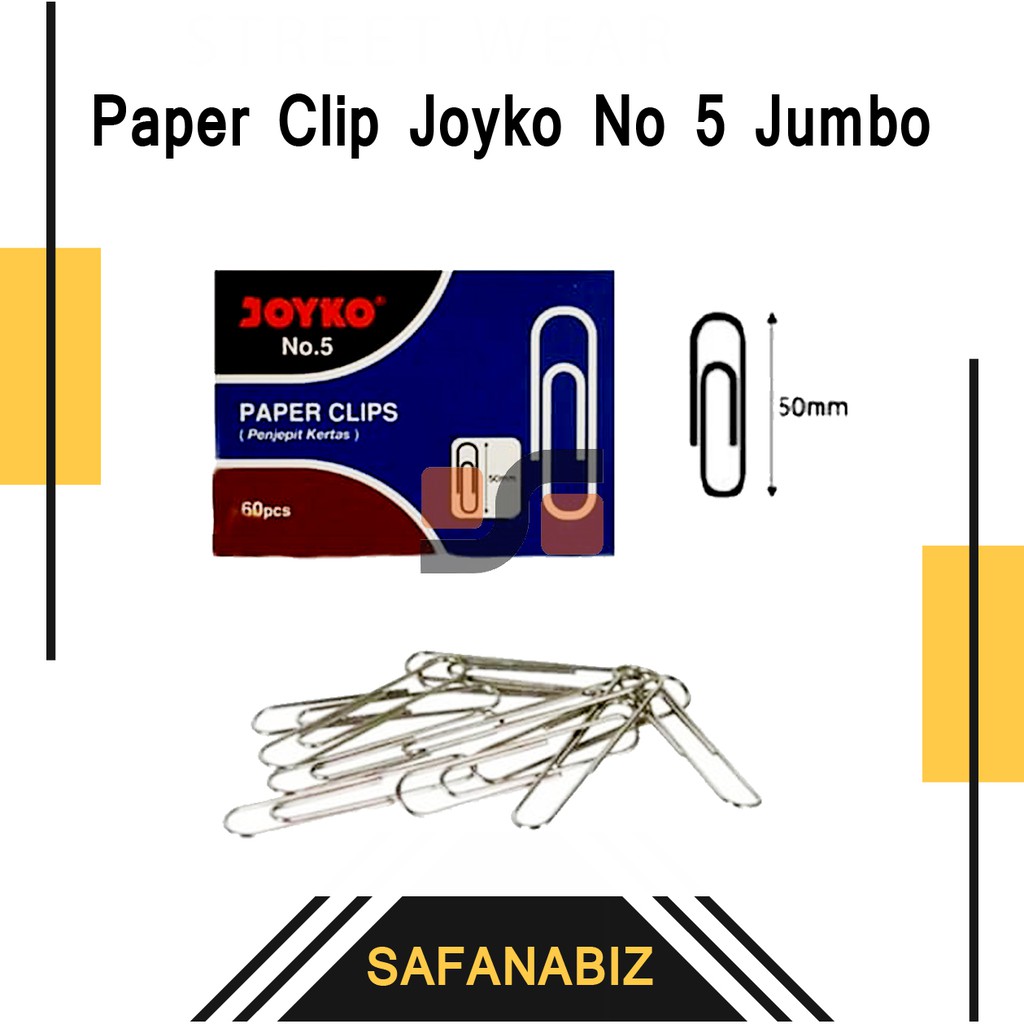 

Paper Clip Clips Besar Joyko No 5