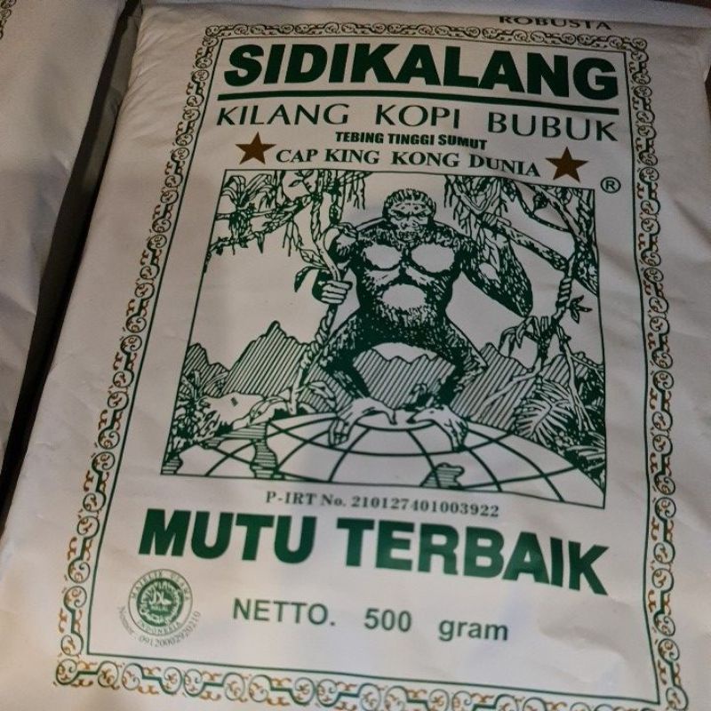 

Cap Kingkong Dunia Kopi Robusta 500 gr
