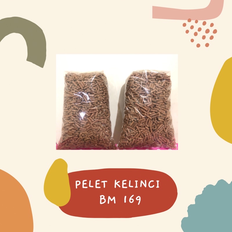 PELET KELINCI BM 169 KEMASAN 1kg