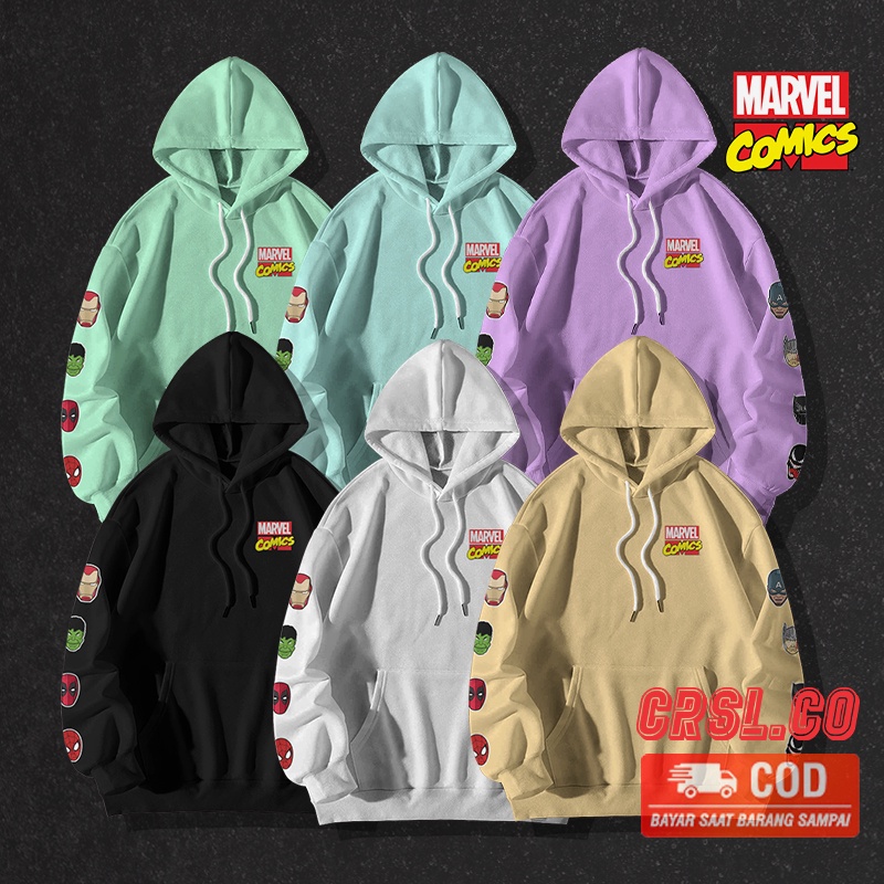 HOODIE MARVEL NEW VARIAN QUALITAS TERBAIK WARNA UNISEX M-XXL HODIE SWEATER MARVEL