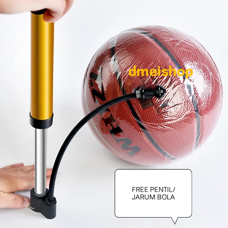 pompa angin bola basket pompa angin mini portable&quot;Termasuk jarum&quot;