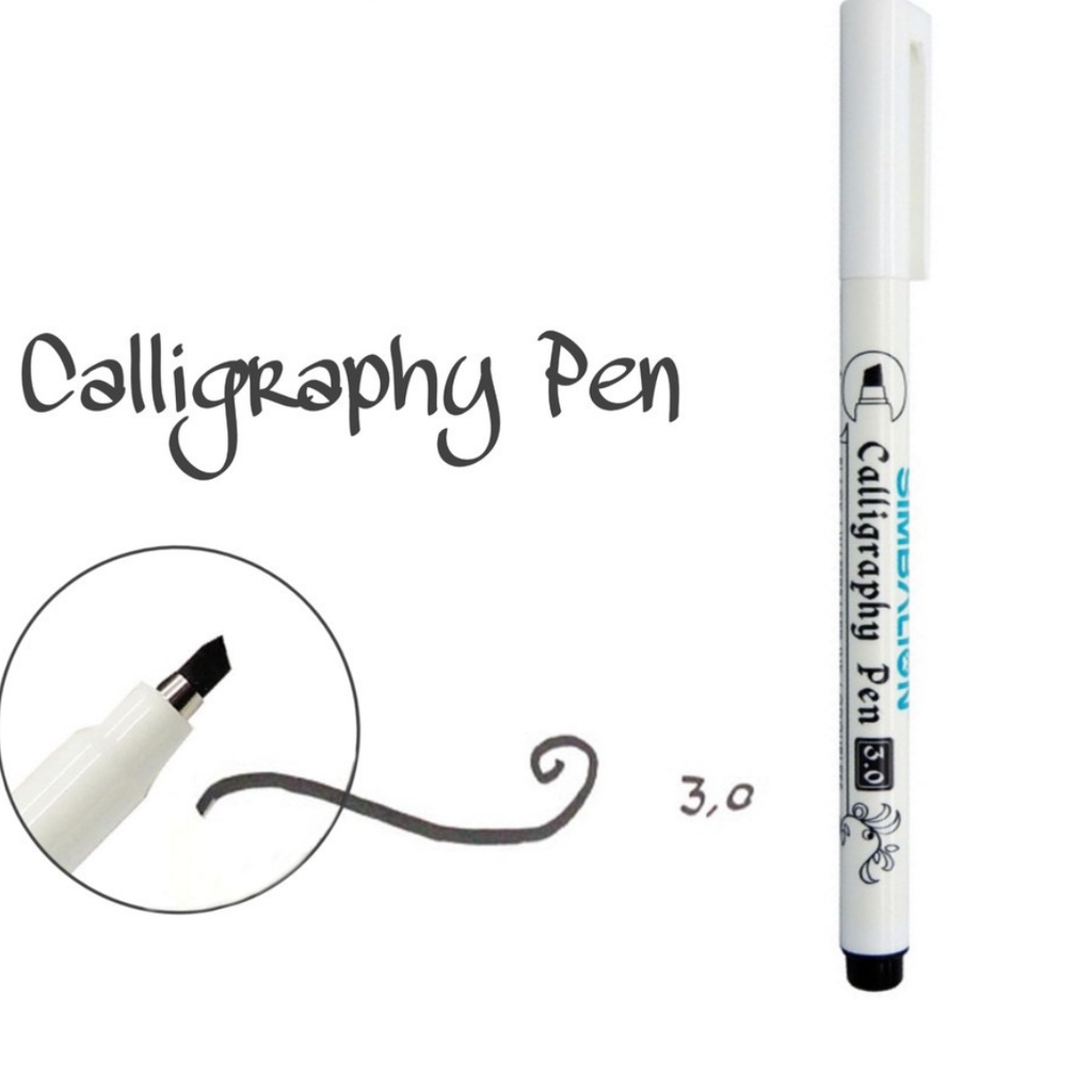 

callygraphy pen simbalion || pulpen kaligraphi set
