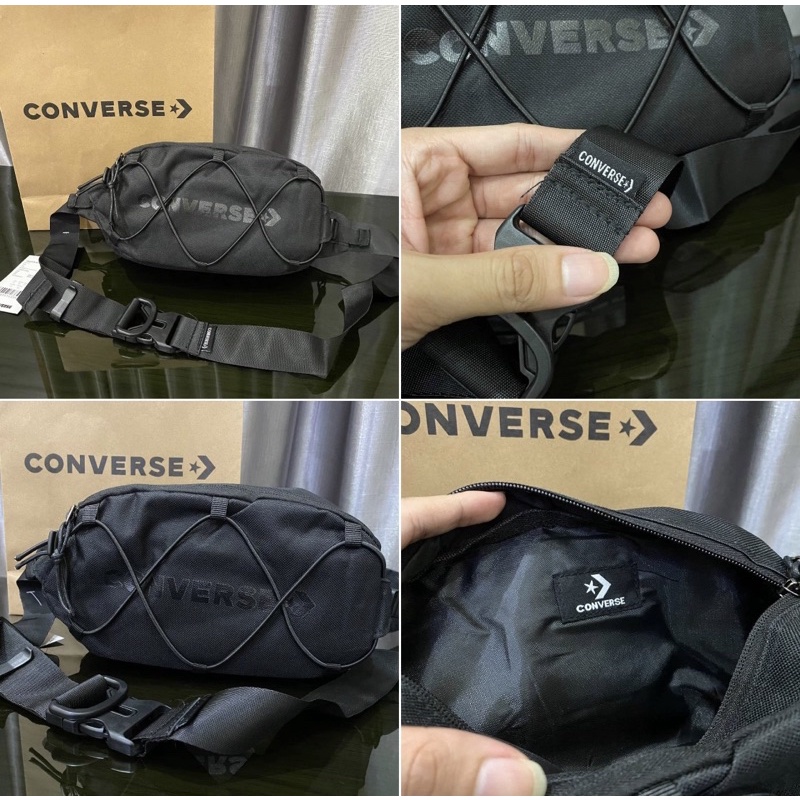 Converse Swap Out Waist Bag / Swapout Waistbag full tag With Paperbag / Tas Selempang Pria Wanite Unisex Converse