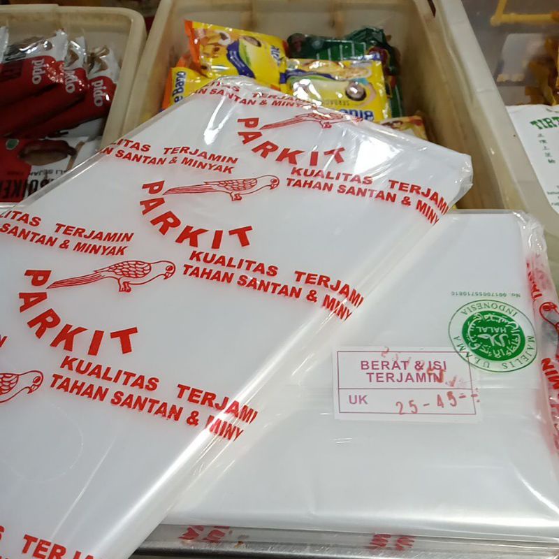 Plastik Pe Parkit uk 25x45