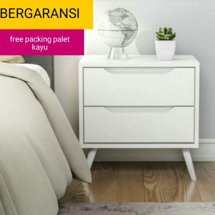 Ready stock] Meja Nakas meja kosmetik meja sudut meja kamar nakas sudut model 2laci