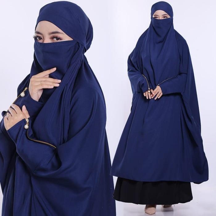 French khimar/khimar jumbo/ kerudung cadar/hijab cadar
