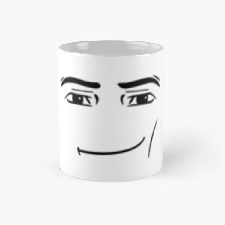 Roblox Man Face Gaming Robux Gift Hampers Collections Ceramics Coffee Mug
