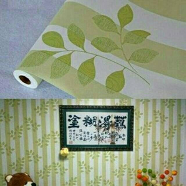 Wallpaper dinding Murah  Daun Hijau