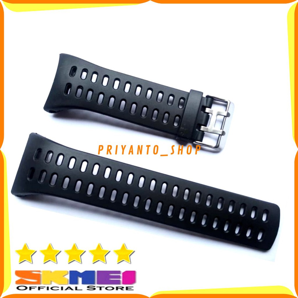 TALI JAM TANGAN SKMEI 1295 STRAP SKMEI 1295 HITAM