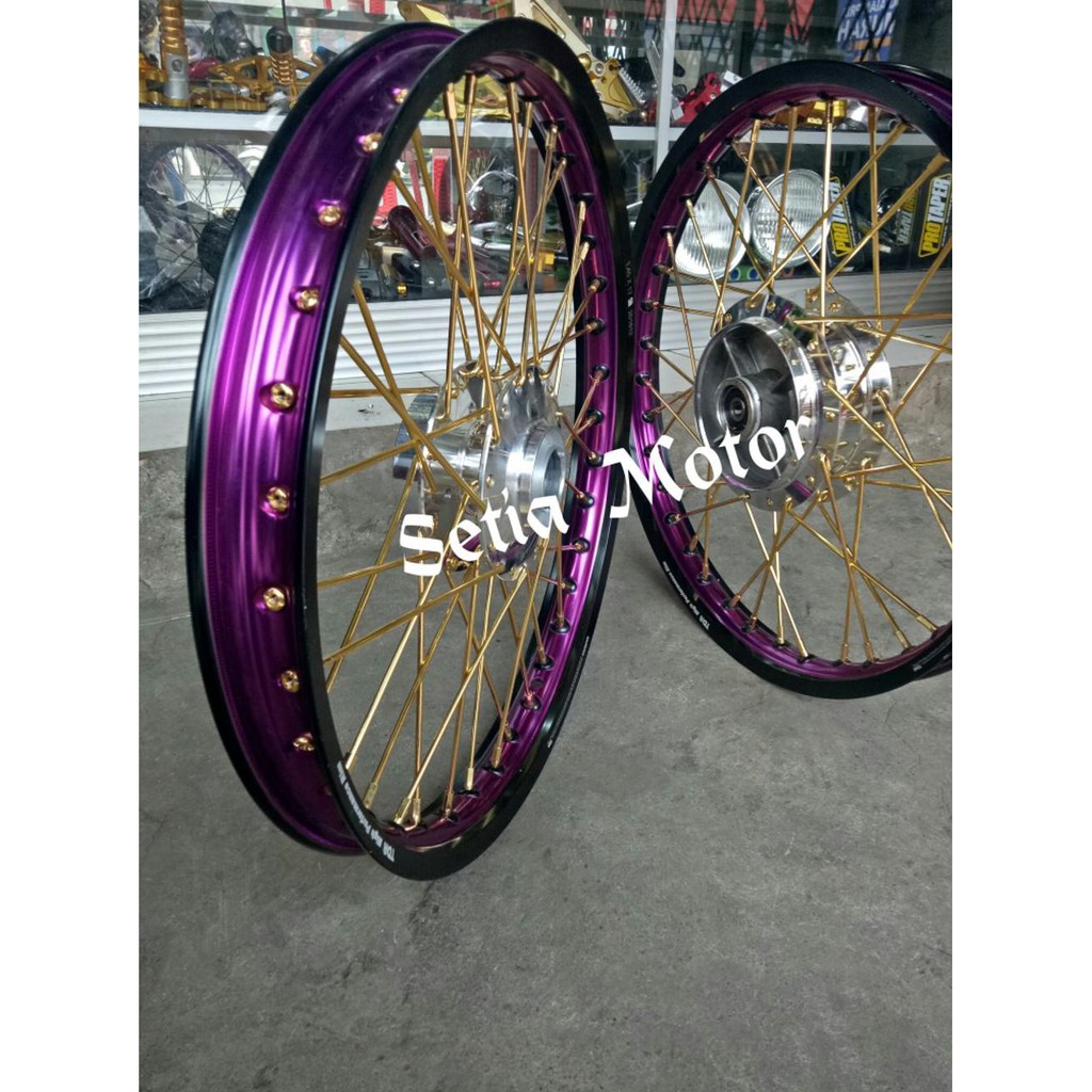 NEW PROMO Velg TDR Sepaket Jari Jari Tromol Cakram Motor Satria Fu Mio Beat Cb150 R Vario Shopee Indonesia
