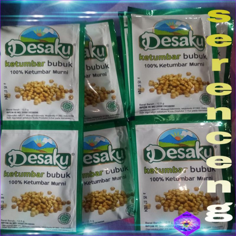 

desaku ketumbar bubuk 1 renceng ada 12 sachet