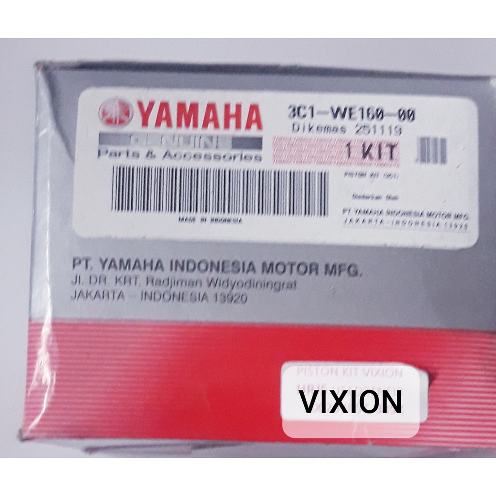 PISTON KIT VIXION.VIXION NEW YGP