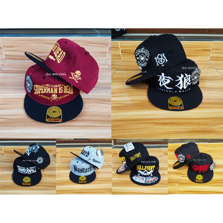 TOPI METAL Snapback Bordir Snapback musik Snapback metal Snapback Distro