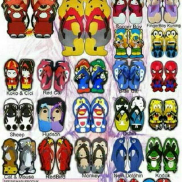 Sandal lucu dan unik Sancu