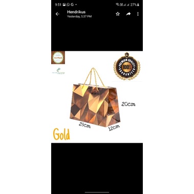 

PRODUCT BY HJ PACK / PAPERBAG MOTIF GOLD / GOODIEBAG MOTIF GOLD / PAPERBAG MOTIF PREMIUM