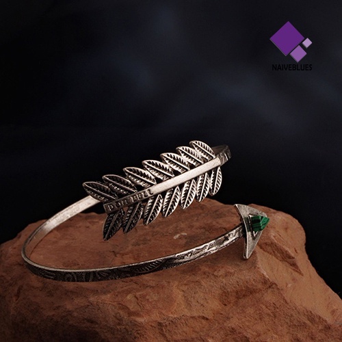 Gelang Bangle Spiral Bentuk Panah Tribal Untuk Wanita