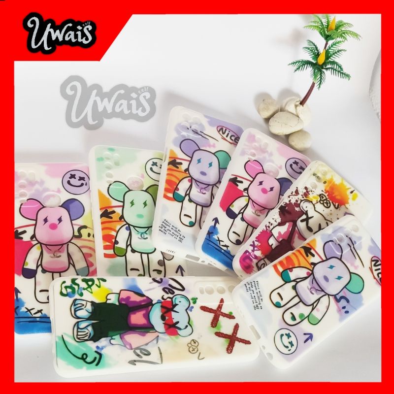 Softcase Silicon case lucu unik cantik KAWS Vivo y12s y20s y20 y30 y50 y30i y50i y91 y93 y95 Y91c Y1s C1 C2 C12 C20 C11 C25 C25s narzo 20 30a Oppo A1k A3s A5s A12 A11k A15 A15s Samsung A31 A12 M12 A02s A10s j2 prime redmi note 8