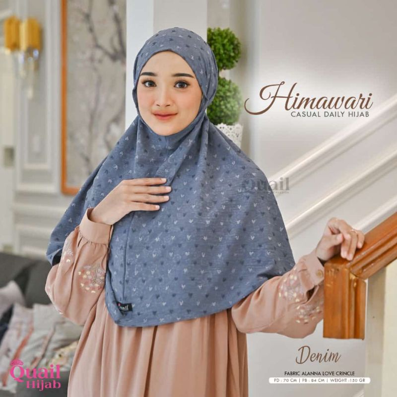 Jilbab Instan bergo Quail Model HIMAWARI