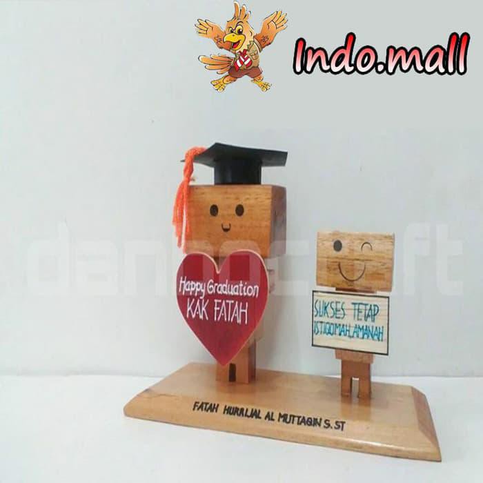 Kado Boneka Kayu Danbo Kado Wisuda Couple Romantis Valentine Unik Lucu Shopee Indonesia
