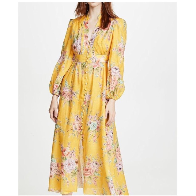 Tunik Bunga Nuansa Kuning