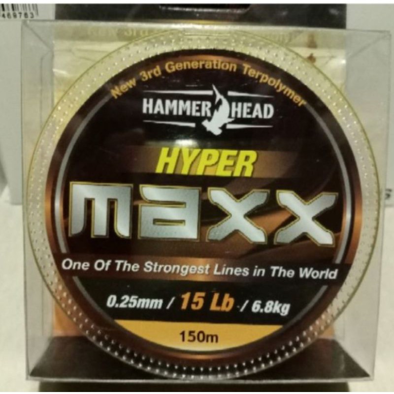 senar pancing hammer head hyper maxx 150m