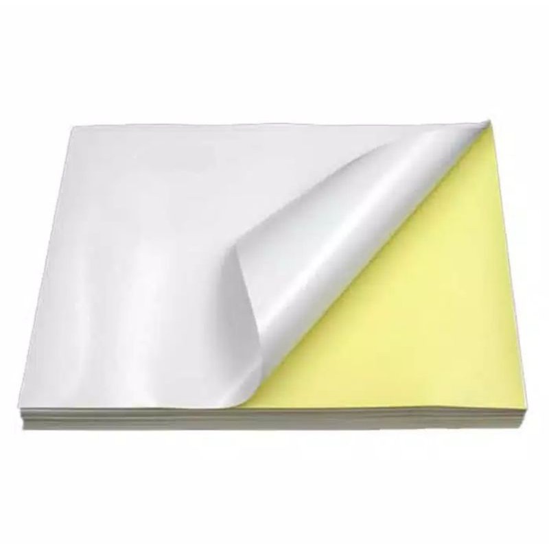 

BIG SALE PROMO kertas Stiker kilap/ mirrorcoat / chromo A4 murah