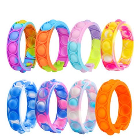 COD TJM - Pop It / Pop It Murah / Gelang Pop It / Mainan Gelang Pop It /  fidget push Pop Its Fidget Toy Push bubble kids-1