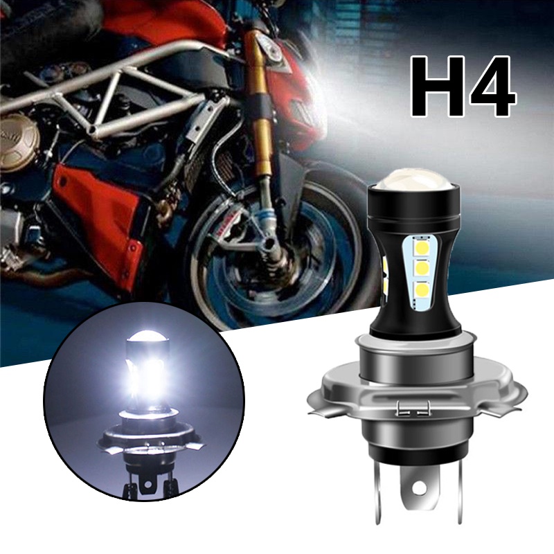 Lampu Sorot Kabut Depan LED H4 12V 6000K Warna Putih Untuk Mobil Truk Traktor Trailer Offroad