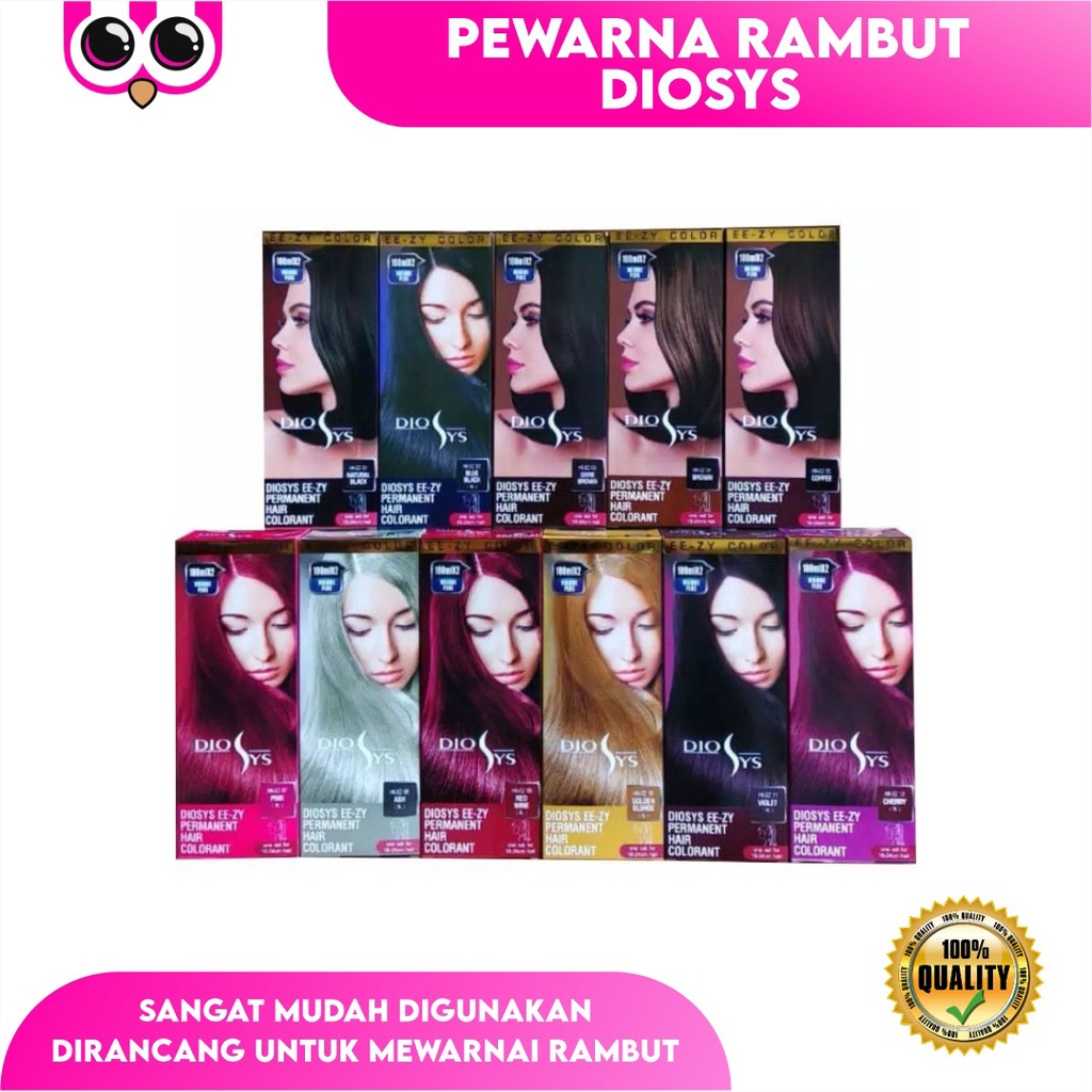 [ SEMIR DIOSYS ] PEWARNA RAMBUT DIOSYS / CAT RAMBUT DIOSYS / PERMANENT HAIR COLOR