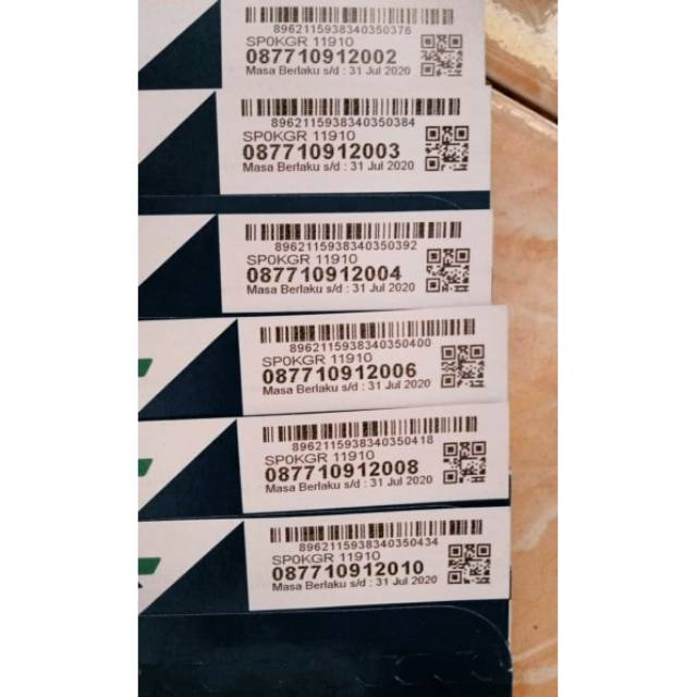 KARTU PERDANA XL SERI TAHUN