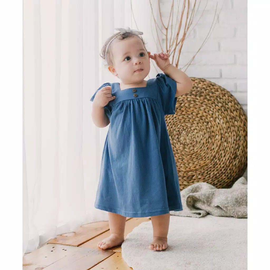 KOTTONVILLE DRESS ANAK PEREMPUAN Takoyakids Yura Dress 1-8 tahun