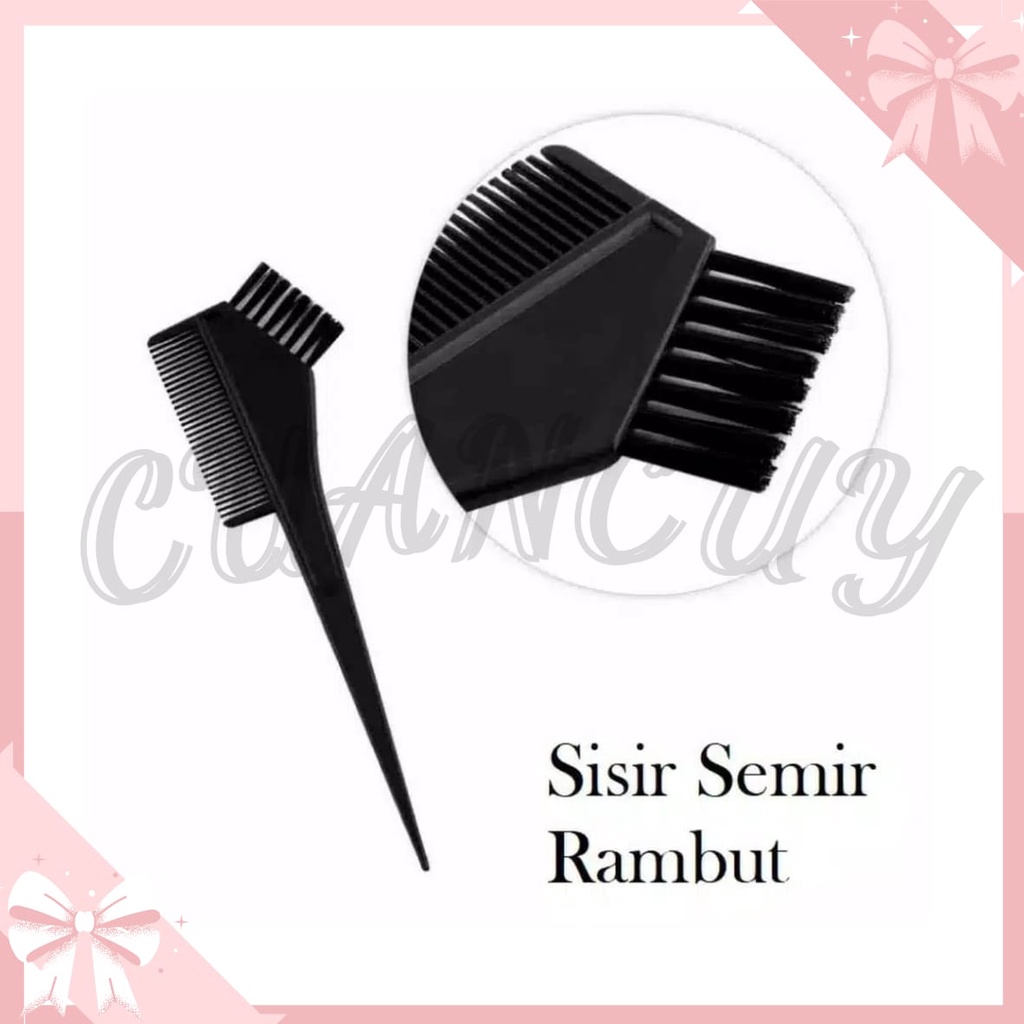 Cuancuy - Sisir Semir / Rambut Sisir / Kuas Cat Rambut / Kuas Warnai Rambut Mangkok Semir Pewarna Ra