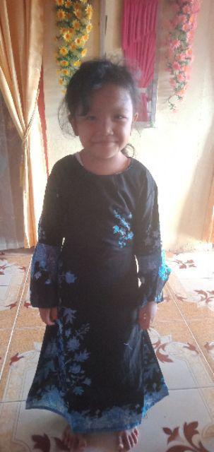 Baju Batik Kapel Keluarga/batik Cibulan Biru/batik Ayah Anak