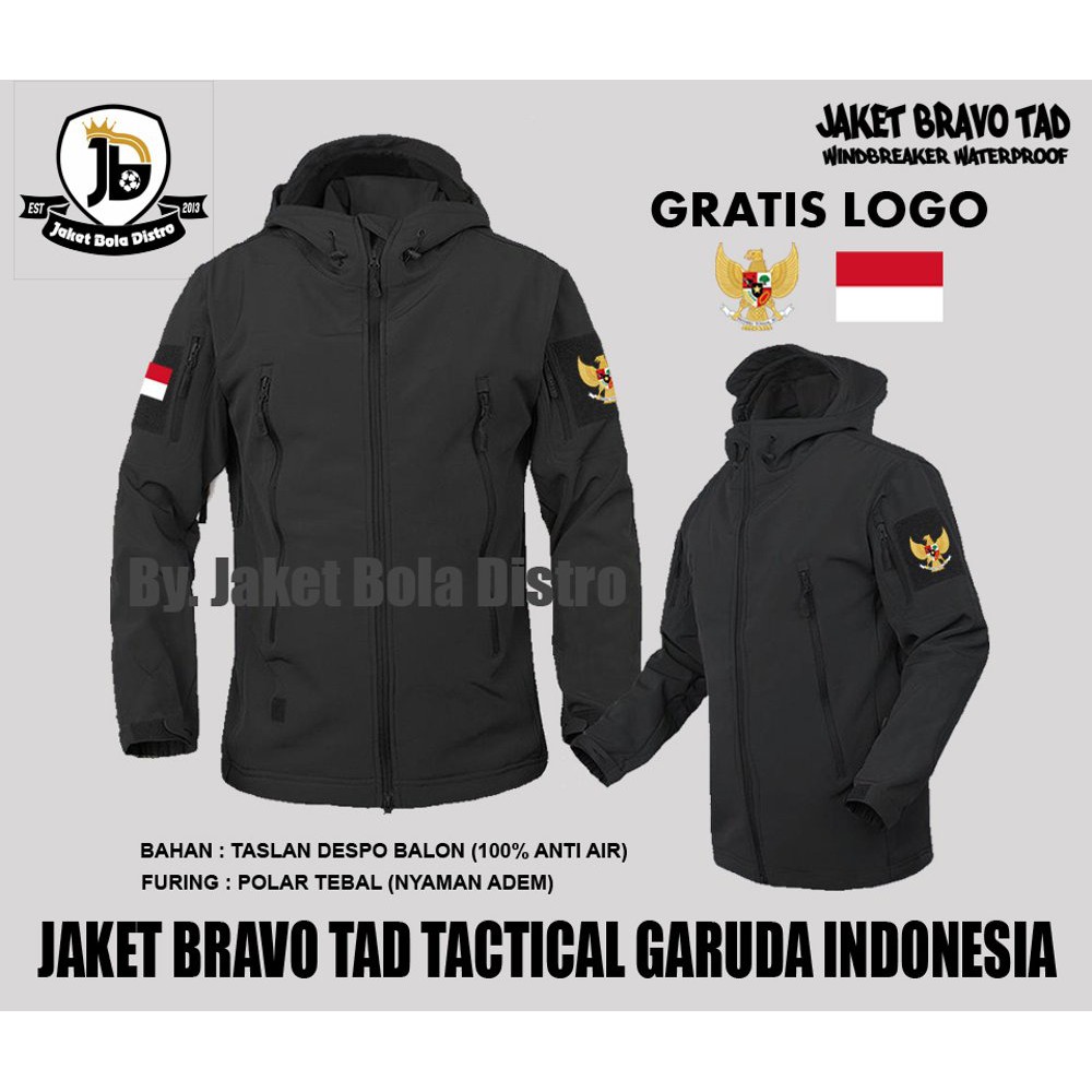 TERKEREN JAKET BRAVO TAD TACTICAL GARUDA INDONESIA . JAKET OUTDOOR . JAKET GUNUNG . JAKET MOTOR . J