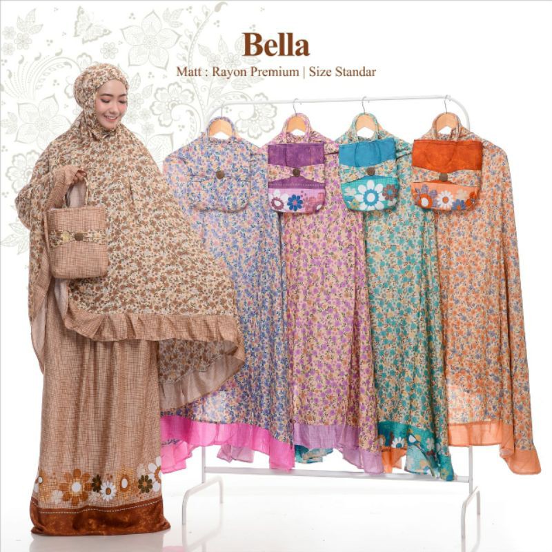 Grosir mukena murah rayon premium remaja isi 5pcs