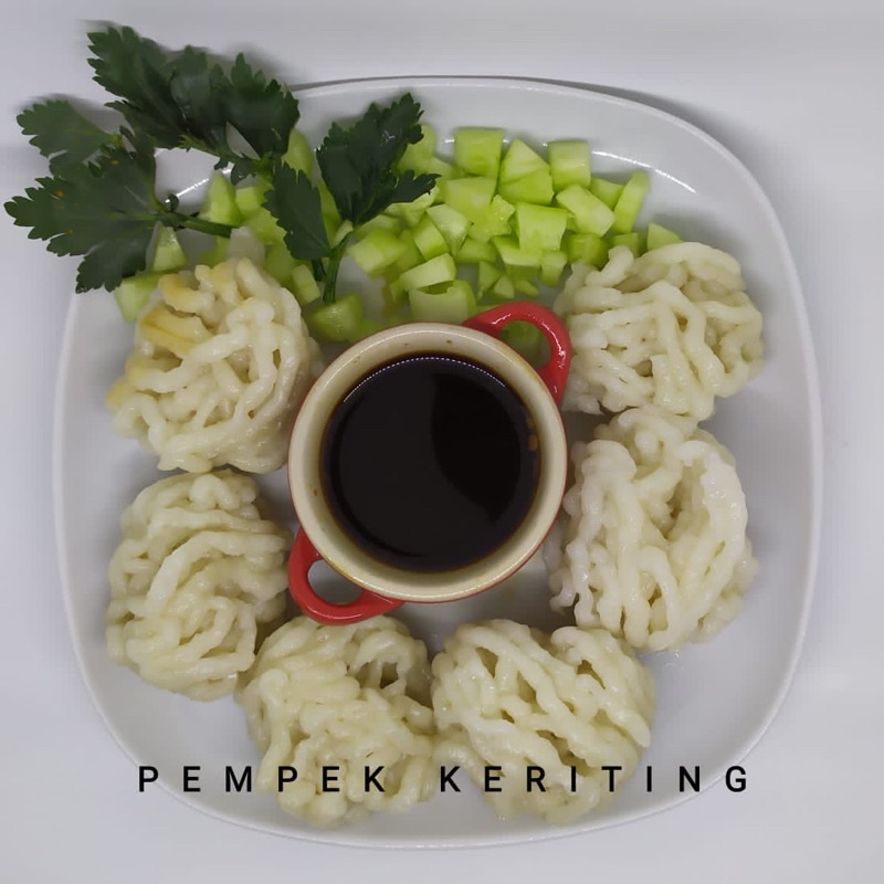 

pempek keriting palembang asli ikan tenggiri
